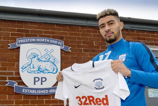 Josh Ginnelly has become Preston's first signing of the transfer window. Picture: Dave Kendall/PNEFC