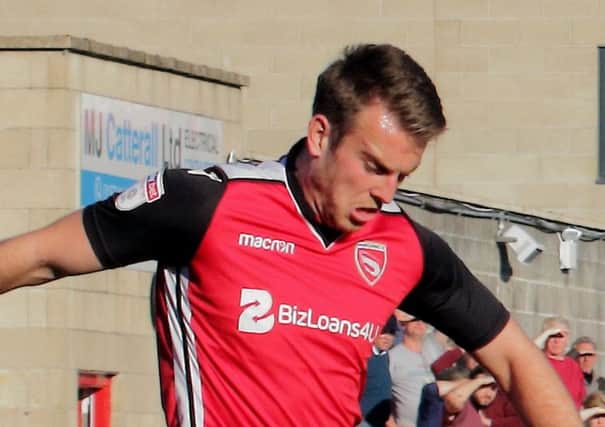 Rhys Oates was one of the Morecambe players thwarted by Carlisle United keeper Adam Collin
