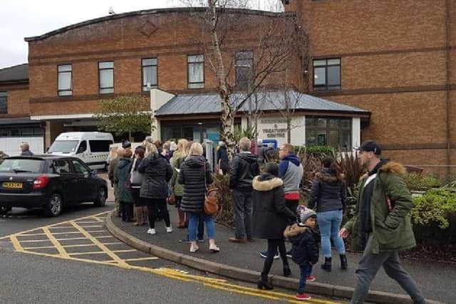 Queues to pay for parking at Chorley hospital