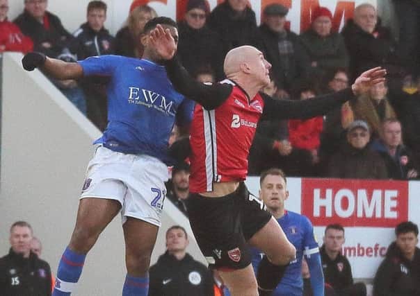 Kevin Ellison had fired Morecambe in front late on