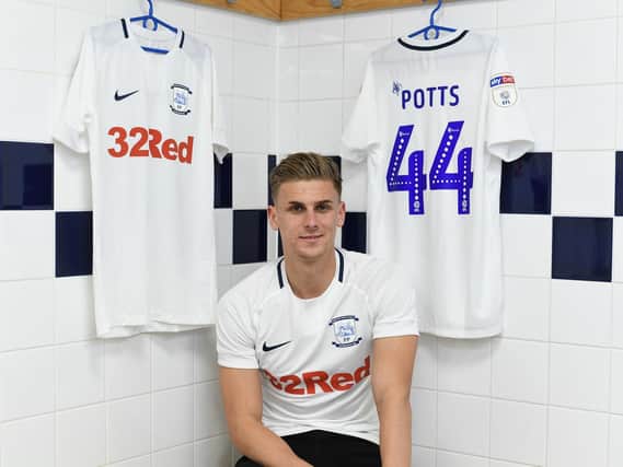 Brad Potts joined PNE for a seven-figure fee
