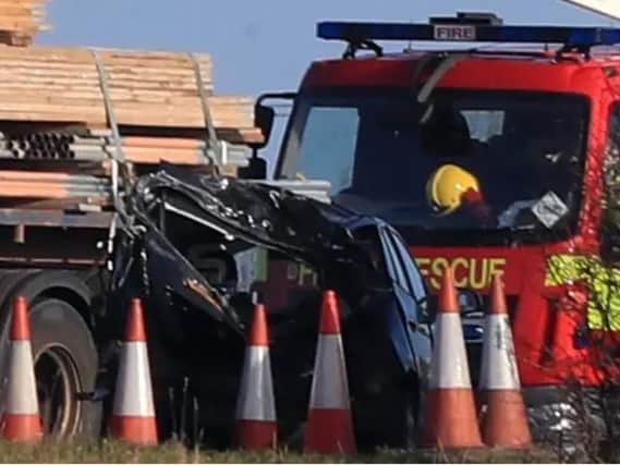 A number of vehicles have been involved in the crash on the M58 near Wigan.