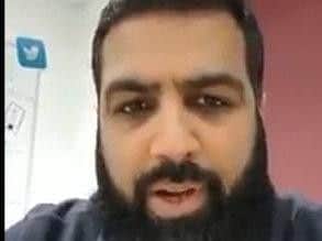 The footage from the Hackney Carriage driver, 41, was widely shared on social media to the horror of viewers.