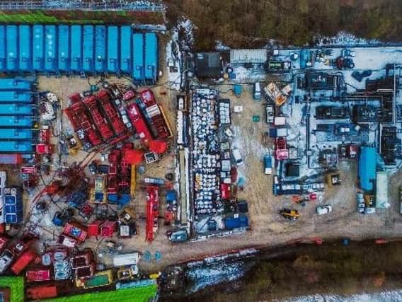 The fracking site at Little Plumpton