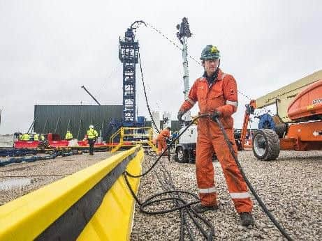 Fracking resumed at the site last year