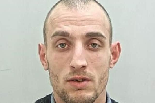 Jamie Killeen, 28, of Ripon Street, Preston, was sentenced to two years in prison for robbery and possession of an offensive weapon.