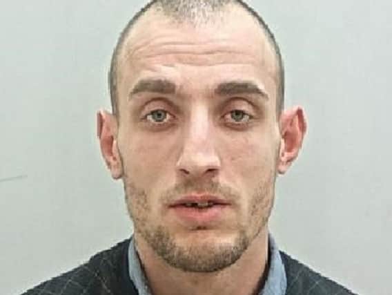 Jamie Killeen, 28, of Ripon Street, Preston, was sentenced to two years in prison for robbery and possession of an offensive weapon.