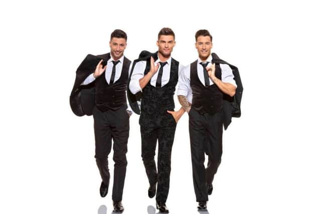 Strictly Come Dancing professional dancers Aljaz Skorjanec, Giovanni Pernice and Gorka Marquez