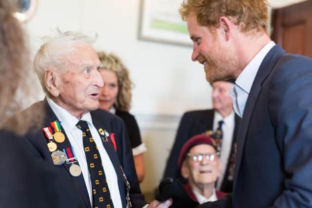 Bill Pendell with Prince Harry