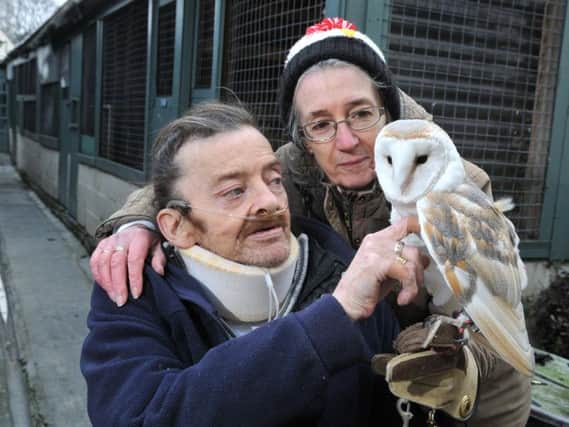 Barn Owl Bill and his wife Carole
