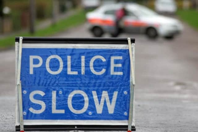 The M55 is blocked where it joins the M6 at Broughton tonight