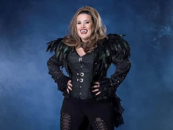Sam Bailey who takes the role of the Vampire Queen