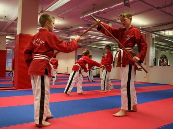 Karate kids perfecting their craft at Nippon UKs new home on the Fylde Road Industrial Estate in Preston