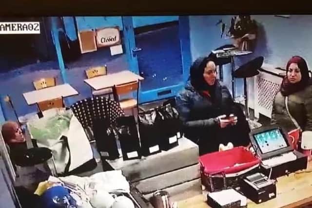 A charity box stolen from a Preston caf by thieves caught on camera had been full of donations from the festive period.