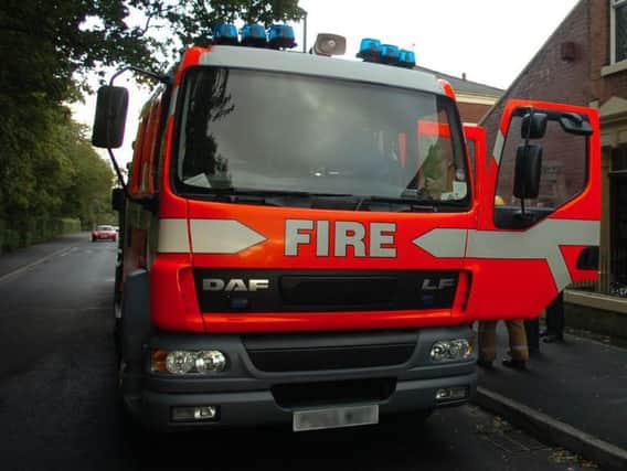 Fire crews from Bispham and Preesall were at the scene