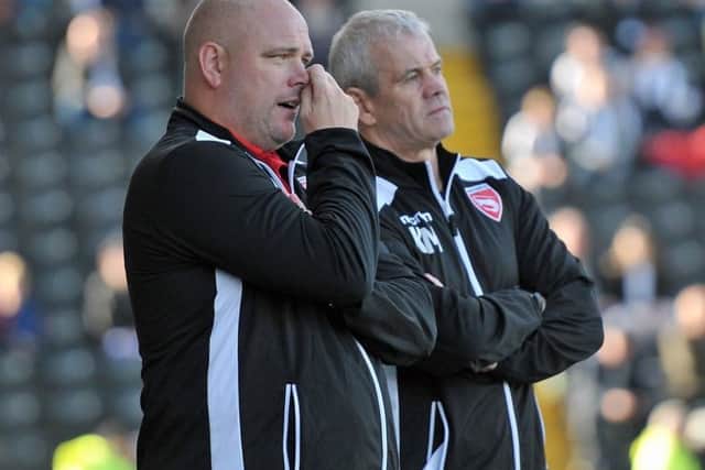 Jim Bentley and his assistant Ken McKenna      Picture: B&O Press Photo