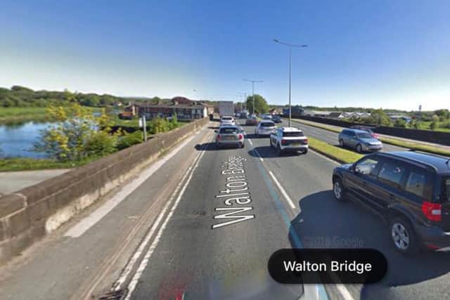 The rescue happened on Walton Bridge over the River Ribble