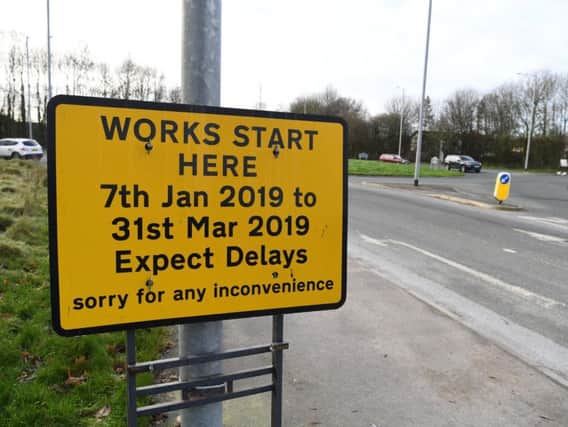 The latest round of roadworks on Eastway will continue for three months