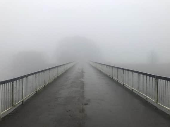 Bridge across the River Ribble from Avenham Park, Preston