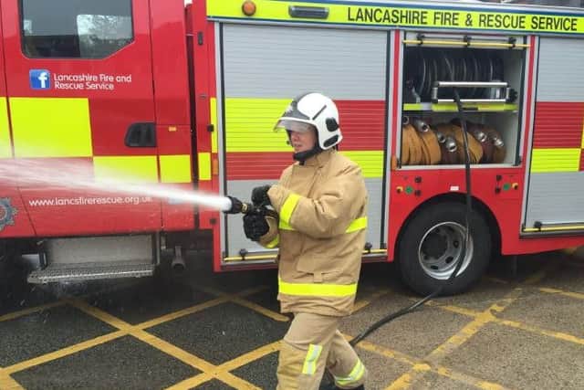 Lancashire Fire and Rescue Service is encouraging more women and people from the LGBT community to try their hand at becoming a firefighter.