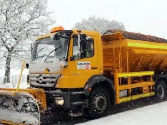 Minor routes in Lancashire could be treated by volunteers, while gritting wagons stick to the main roads