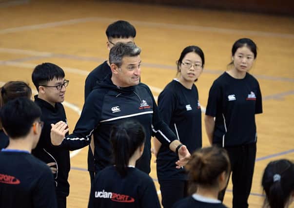 UCLan... Nick Passenger delivers a class at Hunan University in China