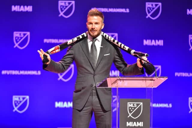David Beckham is also setting up a Major League Soccer team in Miami. Picture: Getty Images