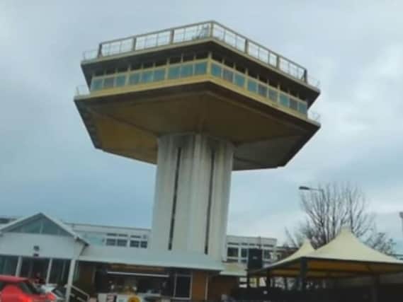 A video has emerged showing urban explorers breaking into Pennine Tower at Lancaster Services.