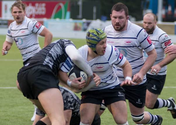 Action from Grasshoppers' victory last weekend (photo: Mike Craig)