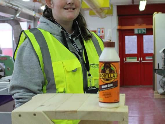 Preston's College student Eleanor-Jayne Carmichael is through to the Gorilla Glue apprenticeship national finals
