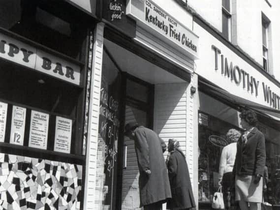 The first KFC was opened in Preston