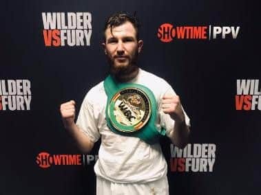 Isaac Lowe won the WBC International title on the undercard of Tyson Fury's clash with Deontay Wilder