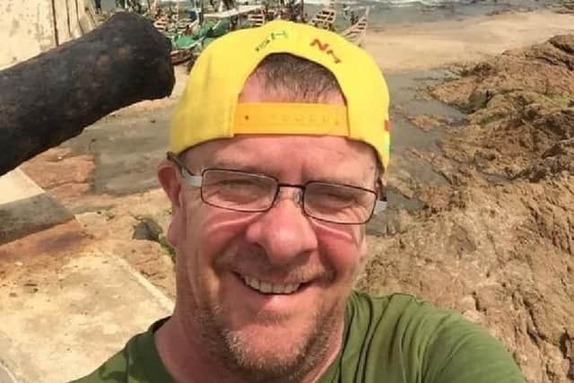 Wayne Robinson, 54, died after getting into difficulty while swimming in Ghana