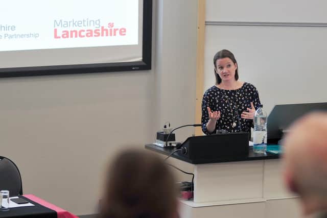 Rachel McQueen, Chief Executive of Marketing Lancashire at the bid workshop on Wednesday evening