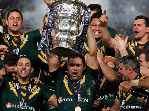 Australia are the current holders of the Rugby League World Cup