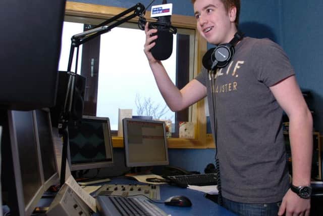 Central Radio's young DJ Tom Green