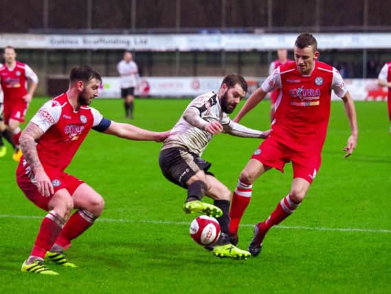 Alistair Waddecar rescued a point for Bamber Bridge against Hednesford Town