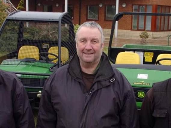 Greenkeeper Charlie Bevan, pictured at the club in 2012
