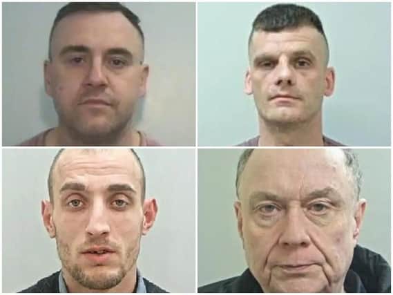These are the faces of the criminals locked up in and around Preston in January