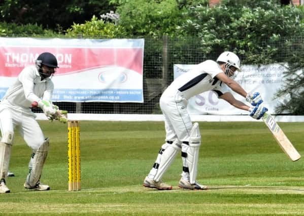 Preston batsman Mohammad Harish

 in action against Fulwood and Broughton in the Northern League last summer