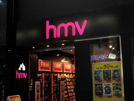 27 HMV stores are to be closed.