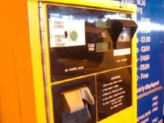 A list was published of more than a dozen towns which could be considered for on-street pay and display machines