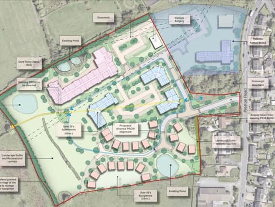 Plans for a substantial retirement village on land west of Preston Road, Grimsargh, have been approved by Preston Council's planning committee