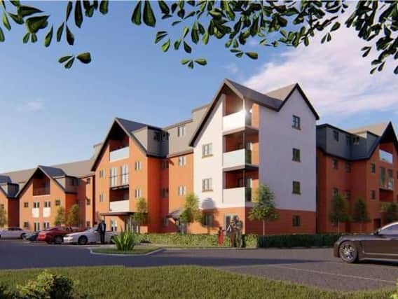 An image of the new retirement complex planned for the Wellington Hotel site