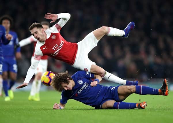 Aaron Ramsey in action for Arsenal against Juventus earlier this season