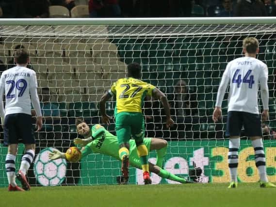 Declan Rudd comes to the rescue for PNE with a key penalty save late in the first half