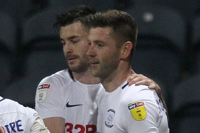 Paul Gallagher (right) is 6/1 to score against Forest in a PNE victory