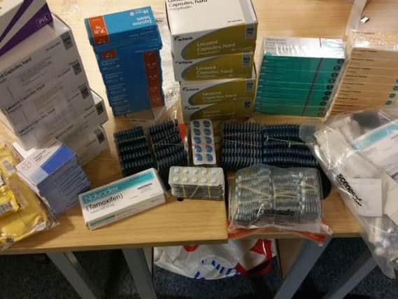 Some of the recovered drugs