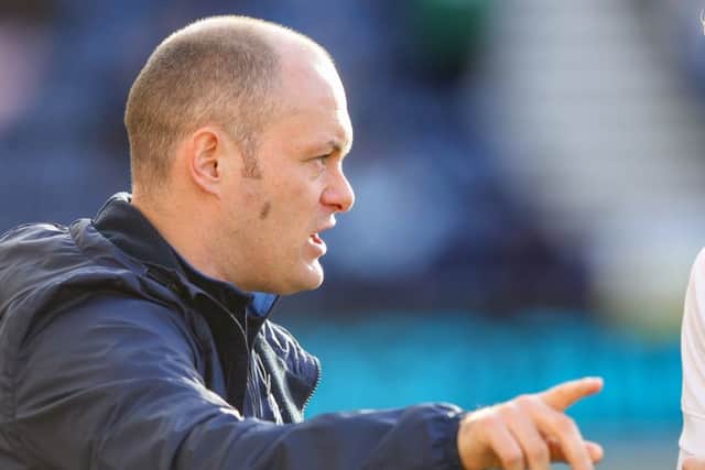 Alex Neil dishes out instructions during PNE's 0-0 draw with Nottingham Forest on Saturday