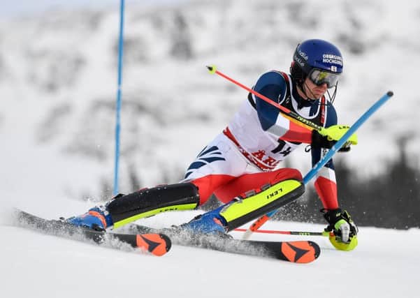 Dave Ryding in action at the FIS World Ski Championships. Picture: Getty Images